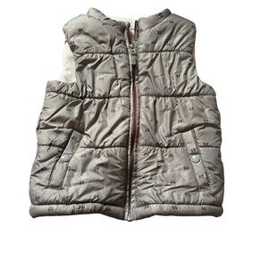 Carters Baby Girl Vest Fall Winter Gray 5t Outerwear Puffer‎ Jacket